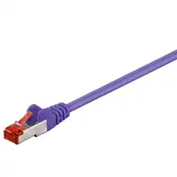 Goobay 95586 cable de red Púrpura 1,5 m Cat6 S/FTP (S-STP)
