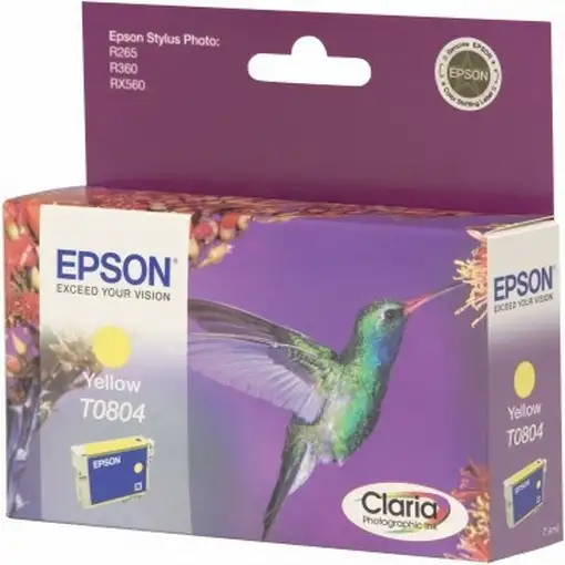 Epson Hummingbird T0804 cartucho de tinta Original Amarillo Epson Hummingbird T0804 cartucho de tinta Original Amarillo