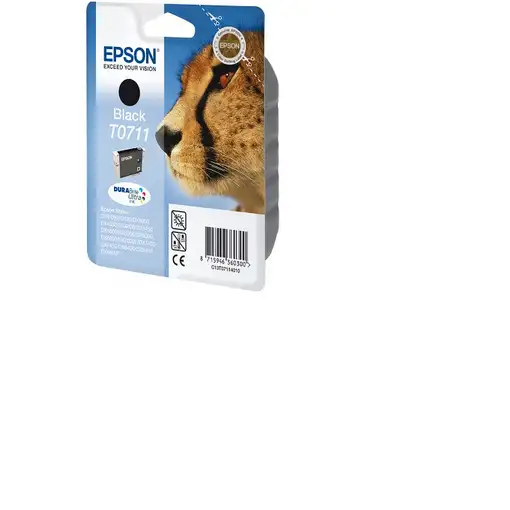 Epson Cheetah Singlepack Black T0711 DURABrite Ultra Ink