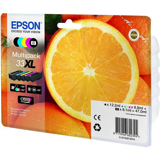 Epson Oranges Multipack 5-colours 33XL Claria Premium Ink