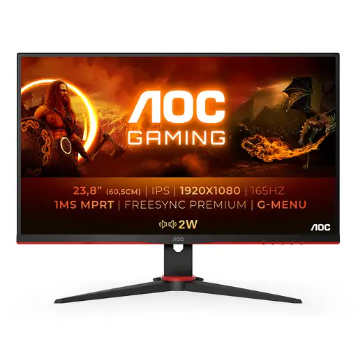 AOC G2 24G2SPAE/BK LED display 60,5 cm (23.8") 1920 x 1080 Pixeles Full HD Negro,