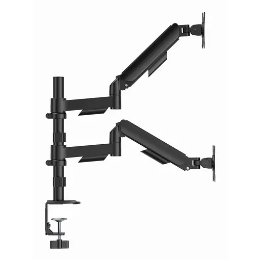 Gembird MA-DA2P-02 soporte para monitor 81,3 cm (32") Escritorio Negro