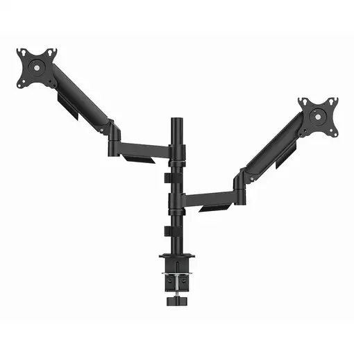 Gembird MA-DA2P-02 soporte para monitor 81,3 cm (32") Escritorio Negro