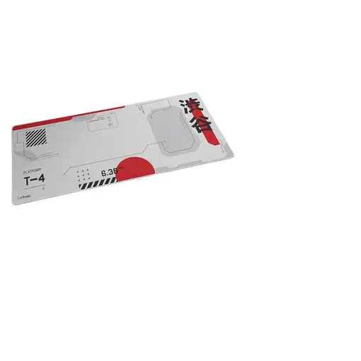 Trust GXT 759 XXL Alfombrilla de ratón para juegos Negro, Gris, Rojo, Blanco