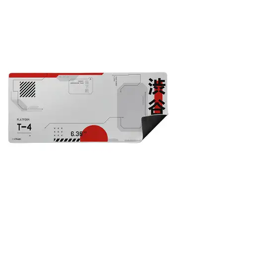 Trust GXT 759 XXL Alfombrilla de ratón para juegos Negro, Gris, Rojo, Blanco