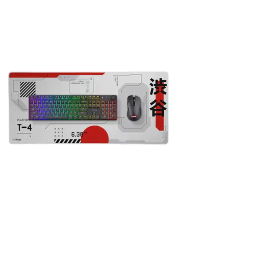 Trust GXT 759 XXL Alfombrilla de ratón para juegos Negro, Gris, Rojo, Blanco