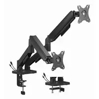 Gembird MA-DA2U-01 soporte para monitor 81,3 cm (32") Escritorio Negro Gembird MA-DA2U-01 soporte para monitor 81,3 cm (32") Escritorio Negro