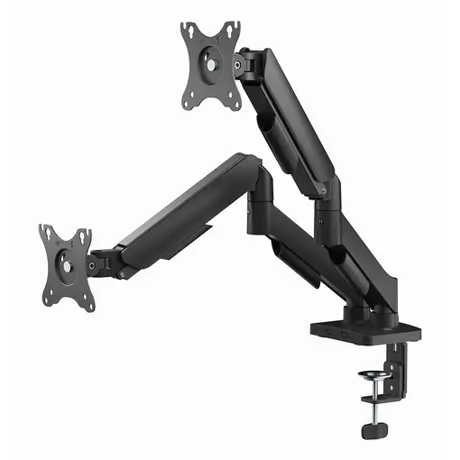 Gembird MA-DA2U-01 soporte para monitor 81,3 cm (32") Escritorio Negro