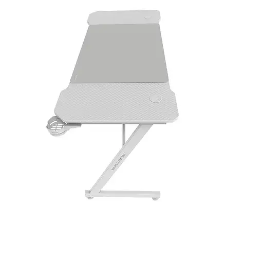 Mars Gaming MGD-X140, Mesa Gaming Ergonómica, Superficie en Fibra de Carbono, Estr