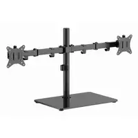Gembird MS-D2ST-01 soporte para monitor 81,3 cm (32") Escritorio Negro