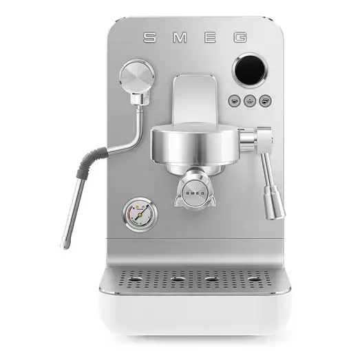 Cafeteras express Manual Blanco 1.7 L 2 cups EMC02WHMEU SMEG