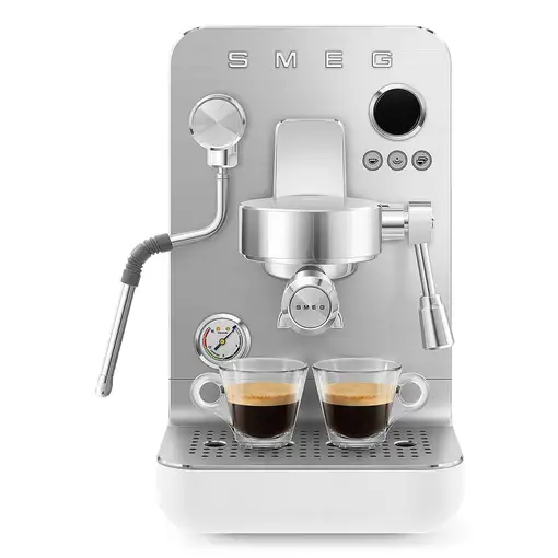 Cafeteras express Manual Blanco 1.7 L 2 cups EMC02WHMEU SMEG
