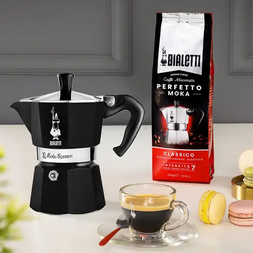 Cafeteras italianas Negro 1 cups 8006363018456 BIALETTI