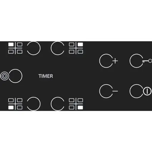 Whirlpool AKT 8130 BA Negro Integrado Cerámico 4 zona(s)