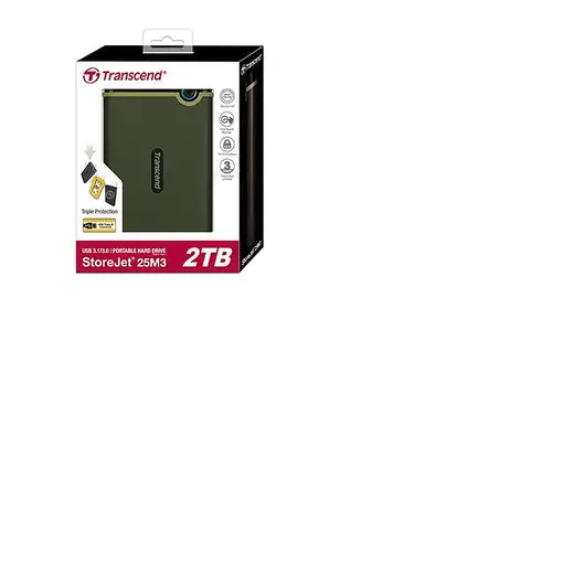 Transcend StoreJet 25M3G disco duro externo 1 TB 2.5" Micro-USB B 3.2 Gen 1 (3.1 G