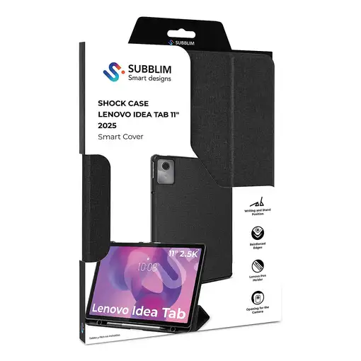 SUBBLIM SUBCST-5SC160 funda para tablet 27,9 cm (11") Folio Negro