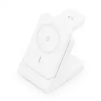 AISENS Cargador Inalambrico USB-C 4 en 1 De 15W Para Movil, Apple Watch, Auricular