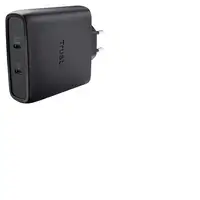 Trust Maxo Cargador GaN USB-C de 2 puertos de 100 W - Blanco