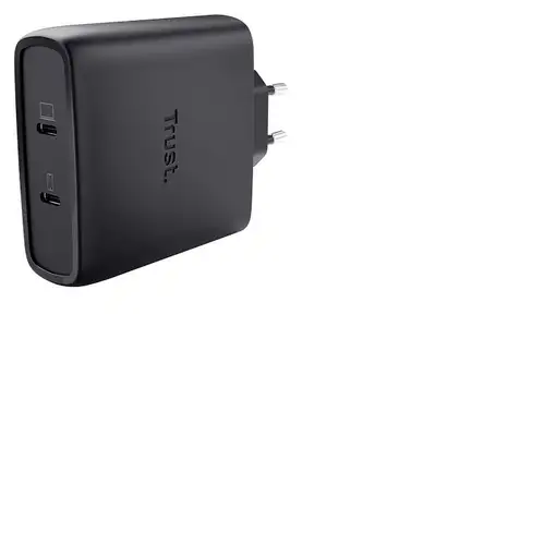 Trust Maxo Cargador GaN USB-C de 2 puertos de 100 W - Blanco