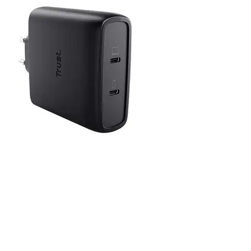Trust Maxo Cargador GaN USB-C de 2 puertos de 100 W - Blanco