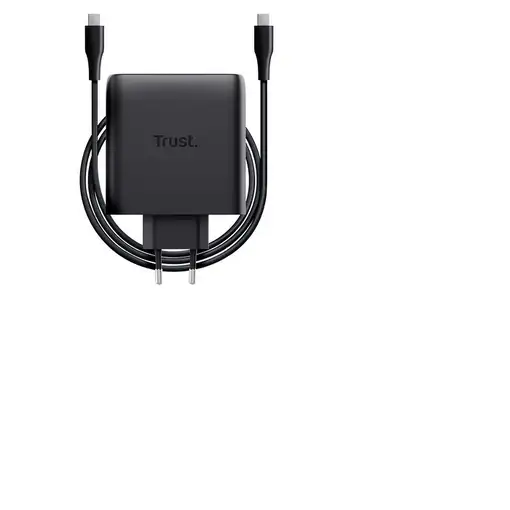 Trust Maxo Cargador GaN USB-C de 2 puertos de 100 W - Blanco