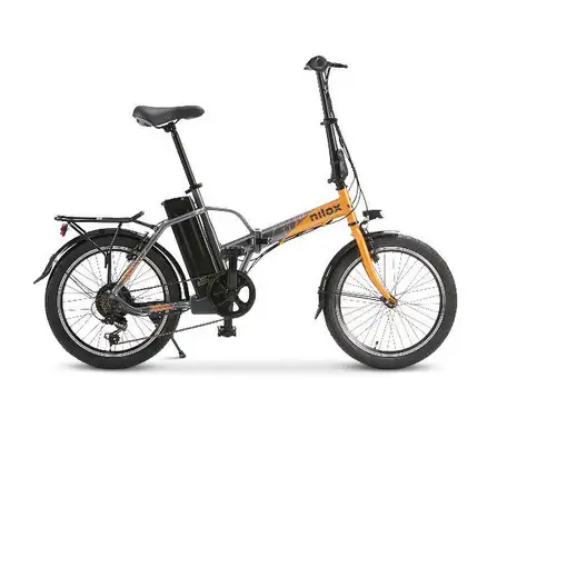 Nilox NXEBJ1PROOG bicicleta eléctrica Negro, Naranja Acero 50,8 cm (20") 23,5 kg L