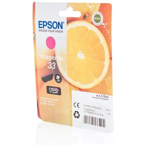 Epson Singlepack Magenta 33 Claria Premium Ink