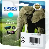 Epson Elephant Cartucho 24XL cian