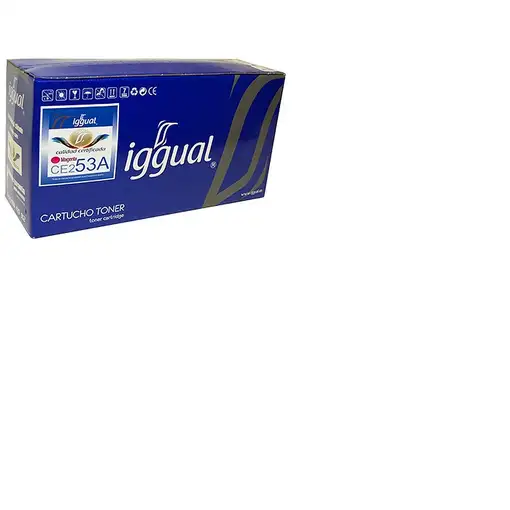 iggual Tóner Reciclado HP CE253A Magenta