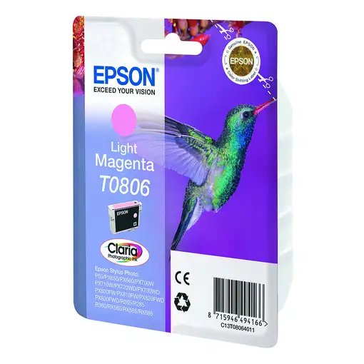 Epson Hummingbird Cartucho T0806 magenta claro (etiqueta RF)