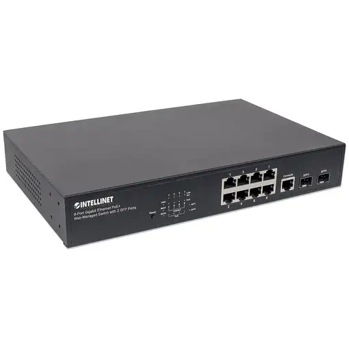 Intellinet 561167 switch Gestionado Gigabit Ethernet (10/100/1000) Energía sobre E