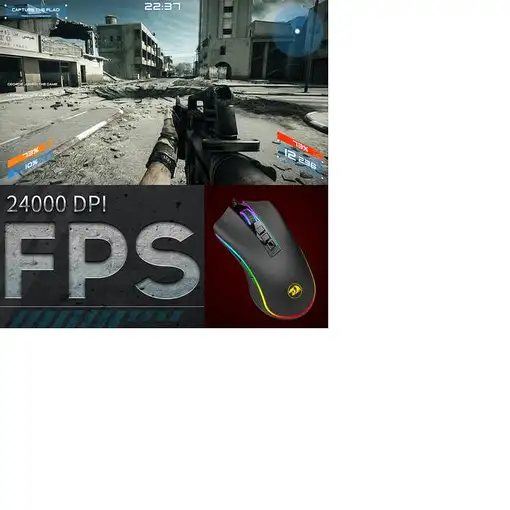 REDRAGON M711-FPS COBRA FPS, Mouse competitivo, switches ópticos