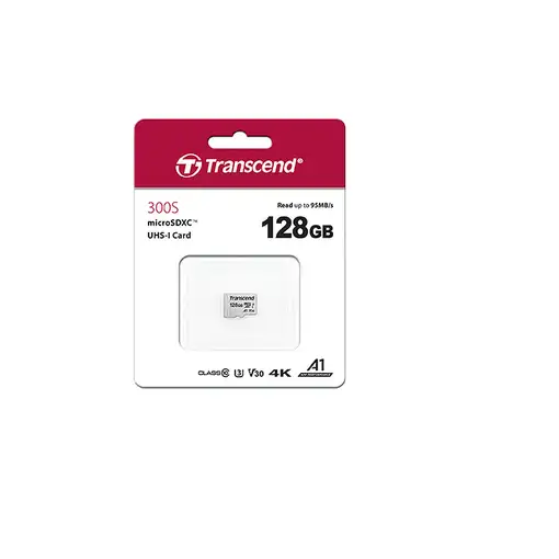 Transcend TS128GUSD300S-A memoria flash 128 GB MicroSDXC NAND Clase 10