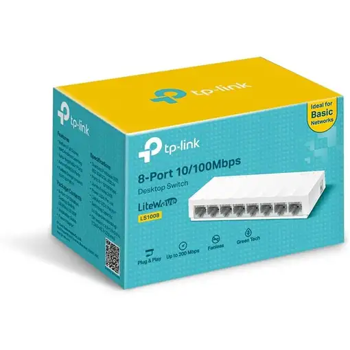 TP-Link LS1008 No administrado Fast Ethernet (10/100) Blanco