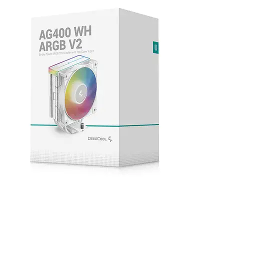 DeepCool AG400 WH Procesador Refrigerador de aire 12 cm Blanco 1 pieza(s)