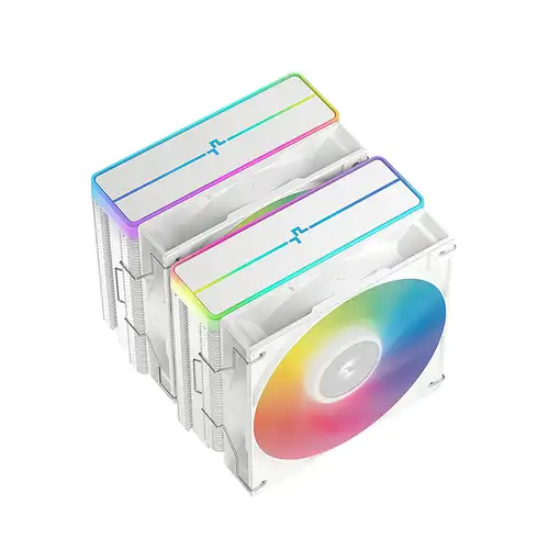 DeepCool AG620 WH ARGB V2 Conjunto de chips, Placa base Refrigerador de aire 12 cm