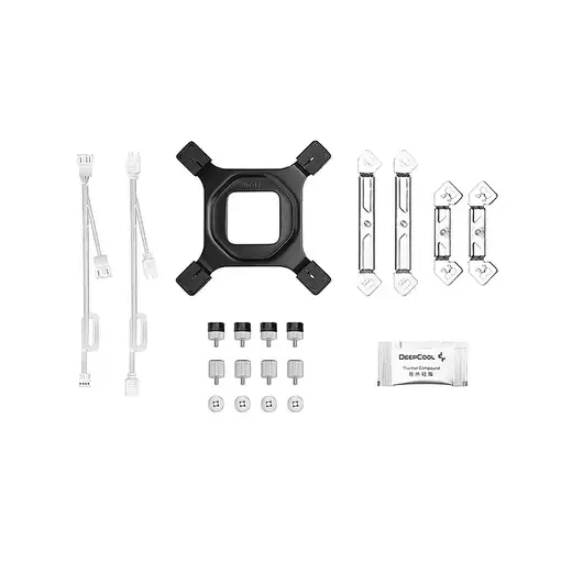 DeepCool AG620 WH ARGB V2 Conjunto de chips, Placa base Refrigerador de aire 12 cm