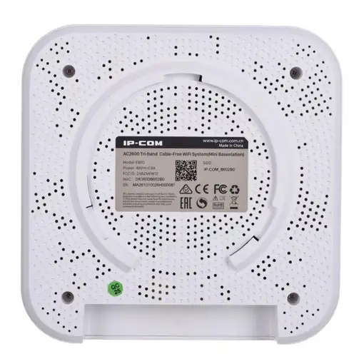 IP-COM Networks EW12 punto de acceso inalámbrico 1300 Mbit/s Blanco Energía sobre