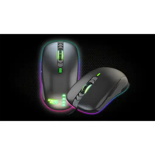 KeepOut X9CH ratón Juego Ambidextro USB tipo A Laser 8200 DPI