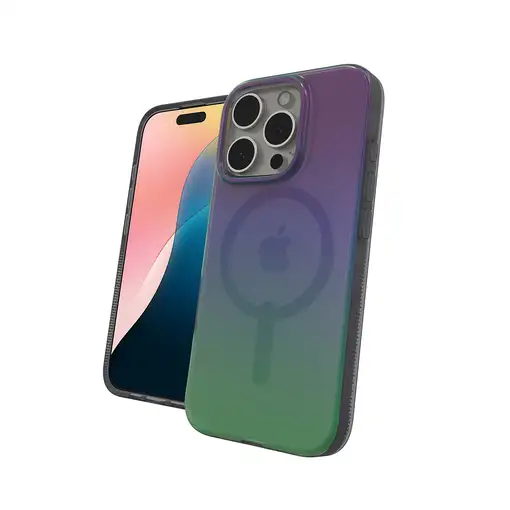 ZAGG Milan Snap funda para teléfono móvil 16 cm (6.3") Verde, Púrpura