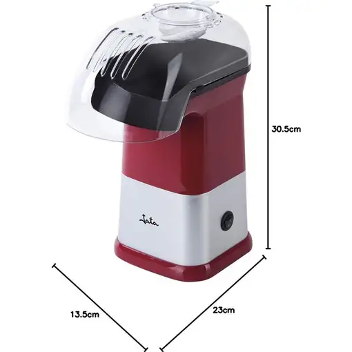 Palomitero rojo con dosificador, 1200 W, PAL97 JATA