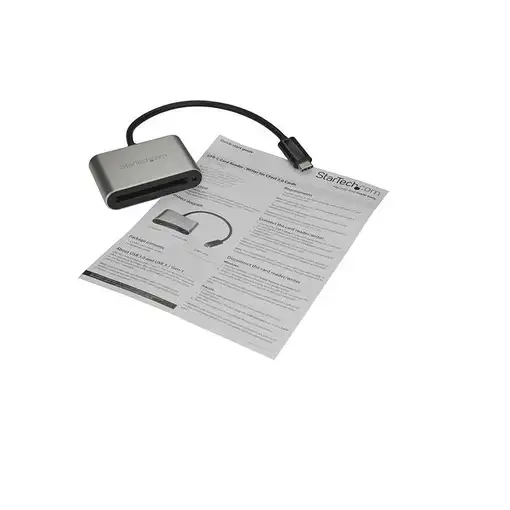 StarTech.com Lector Grabador USB 3.0 USB-C Tipo C de Tarjetas de Memoria Flash Cfa