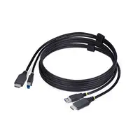 StarTech.com Cable KVM HDMI y USB 3.0 5Gbps de 1,8m - 4K 60Hz - Cable Combo HDMI 2