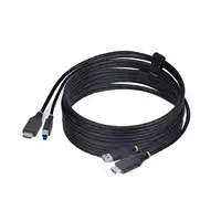 StarTech.com Cable KVM HDMI y USB 3.0 5Gbps de 3m - 4K 60Hz - Cable Combo HDMI 2.0