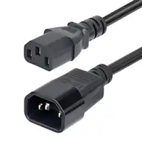 StarTech.com Cable de Extensión de Alimentación C14 a C13 4,5m - Cable de Alimenta