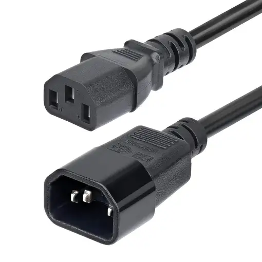 StarTech.com Cable de Extensión de Alimentación C14 a C13 4,5m - Cable de Alimenta