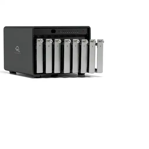 OWC ThunderBay 8 unidad de disco multiple 0 TB Torre Negro