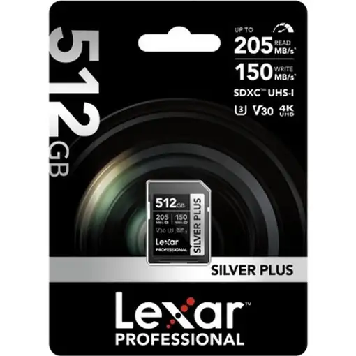 Lexar Professional SILVER PLUS 512 GB SDXC UHS-I