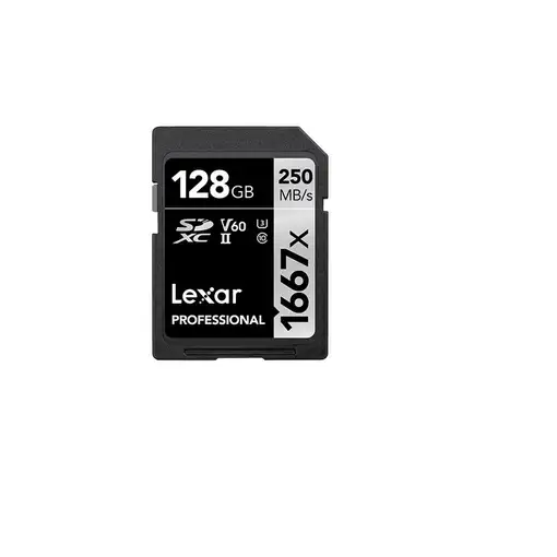 Lexar SDXC, 128 GB UHS-II Clase 10