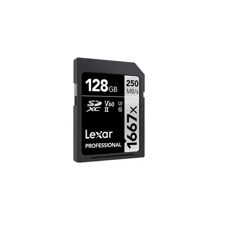 Lexar SDXC, 128 GB UHS-II Clase 10